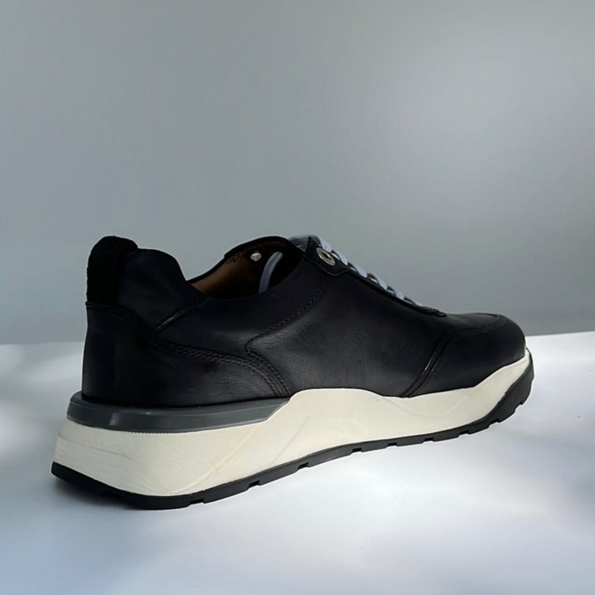 LOTTUSSE | SNEAKERS DE VESTIR HOMBRE | OSAKA CORVARA BLACK/WHITE | NEGRO