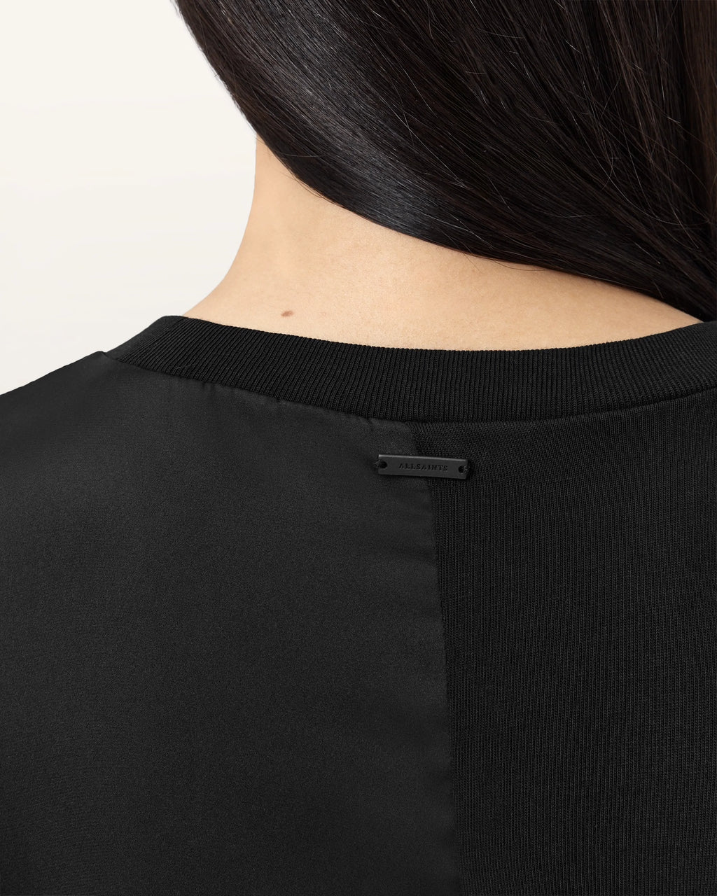 ALL SAINTS LANA LACE Dress Black: чорний сукня для жінок