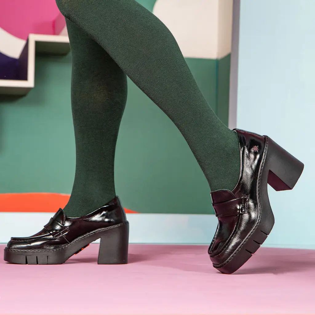 ART 1972 Nappa Shinny Black/berna: أسود أحذية للنساء