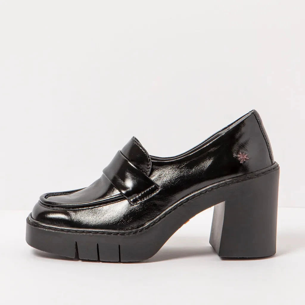 ART 1972 Nappa Shinny Black/berna: أسود أحذية للنساء