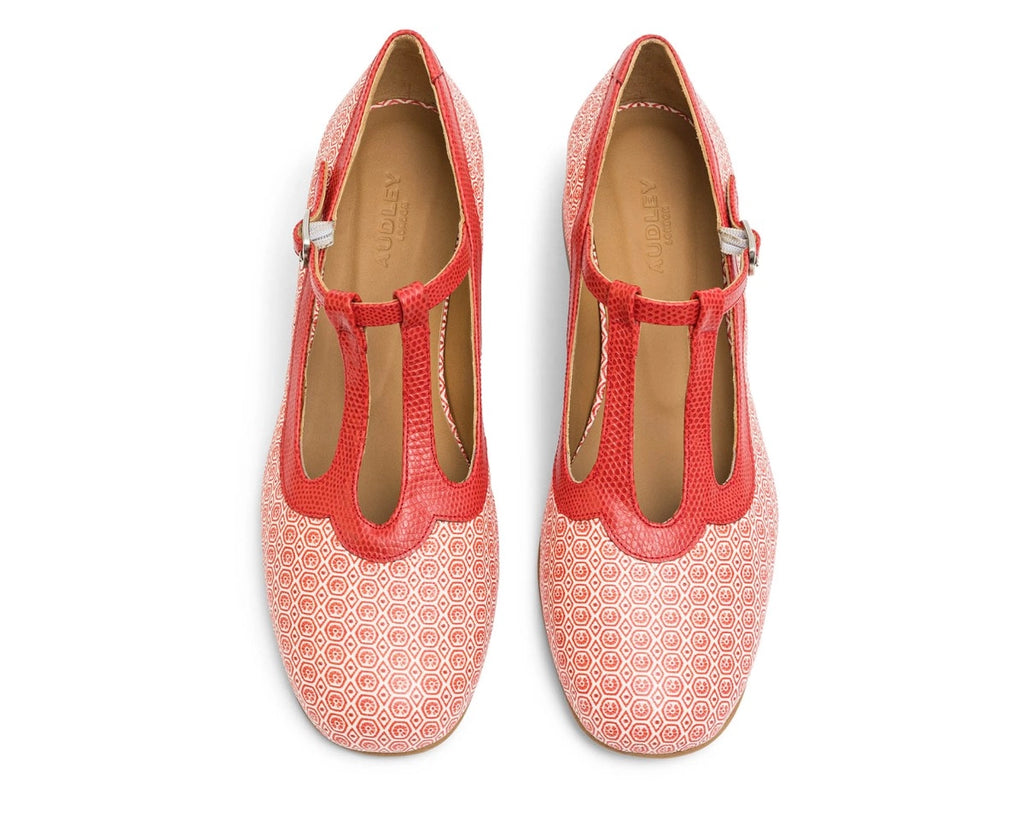 AUDLEY | SANDALIAS | MUJER | LUCIA TRIVAL | ROJO