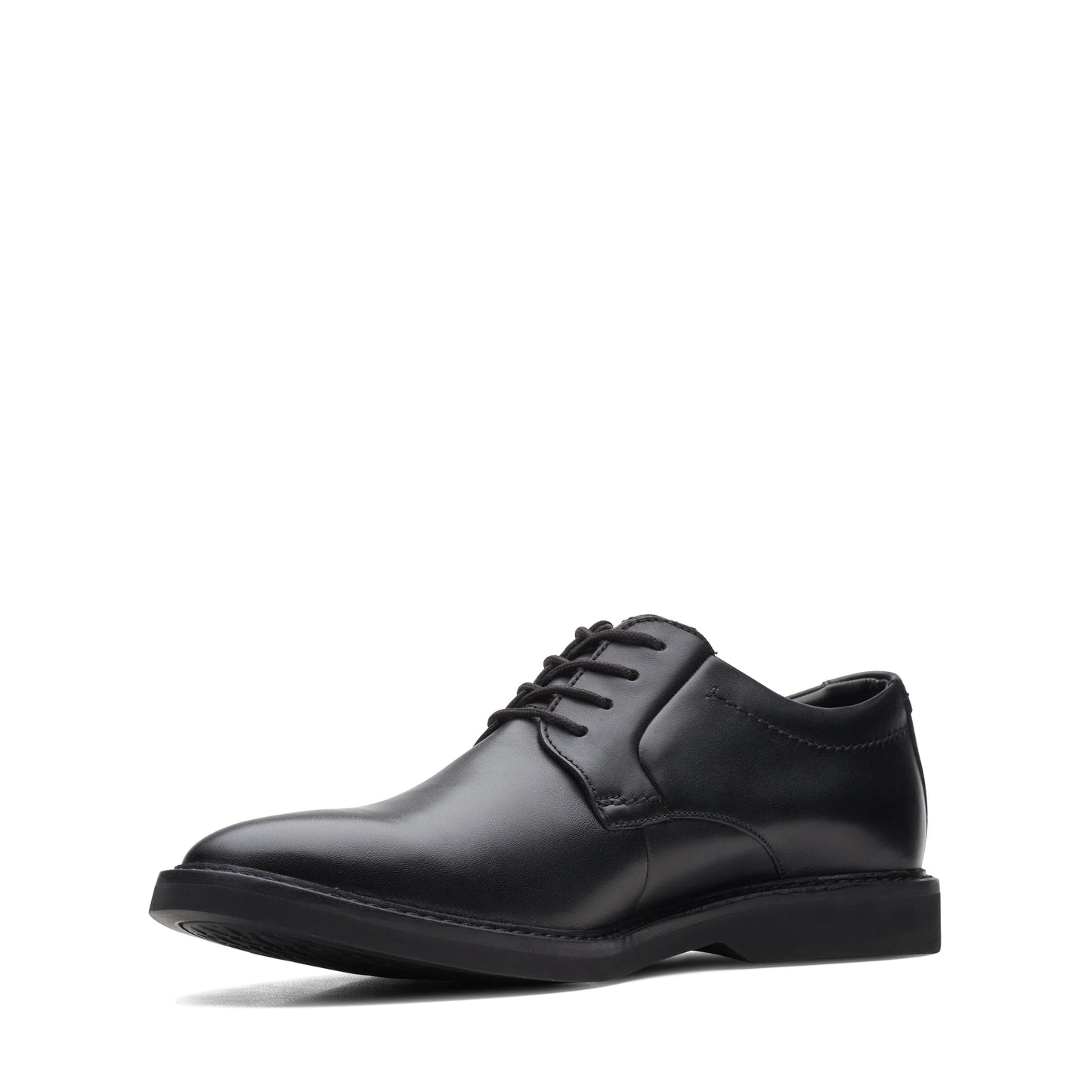 CLARKS | पुरुषों के डर्बी जूते | ATTICUS LT LOGTX BLACK LEATHER | काला