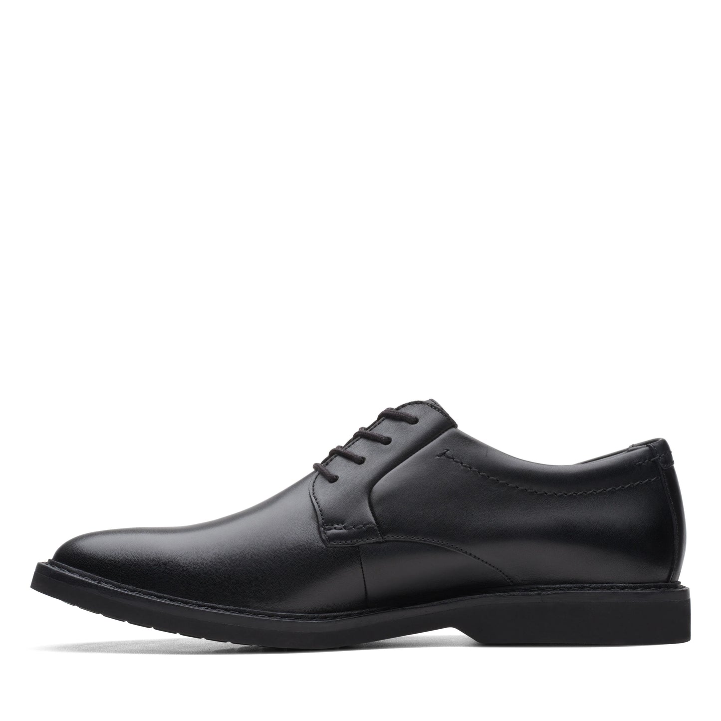 CLARKS | أحذية ديربي للرجال | ATTICUS LT LOGTX BLACK LEATHER | أسود