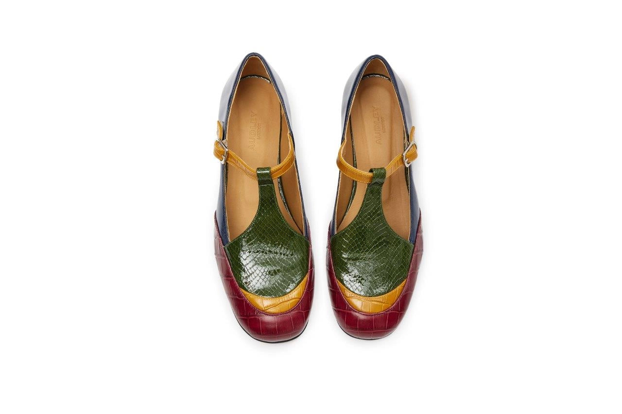 AUDLEY | WOMEN'S DRESS SHOES | RABAT MARSALA | MULTICOLOR