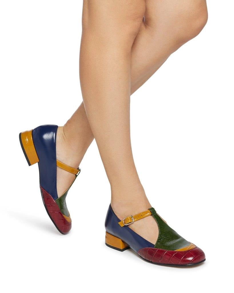 AUDLEY | DAMESSCHOENEN | RABAT MARSALA | MULTICOLOR
