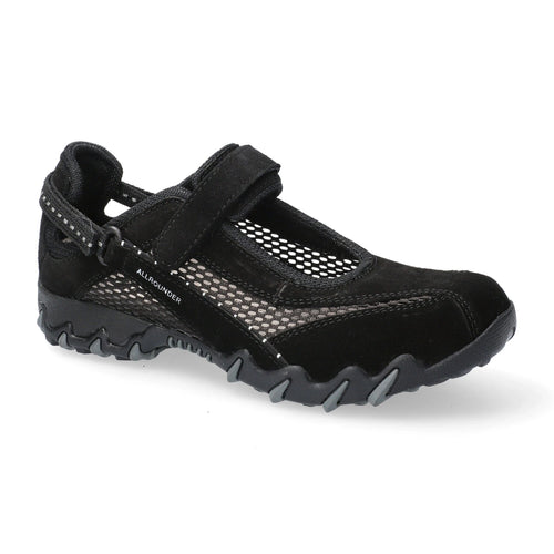 ALLROUNDER NIRO C.suede N 84/O.MESH 84 Black/black: black shoes for women