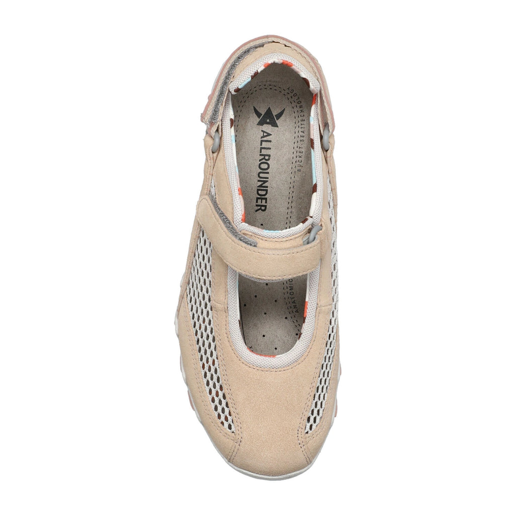 ALLROUNDER | CASUAL SHOES | WOMEN'S | NIRO C.SUEDE 12/O.MESH 61 SAHARA/NIMBUS CLOUD | BEIGE
