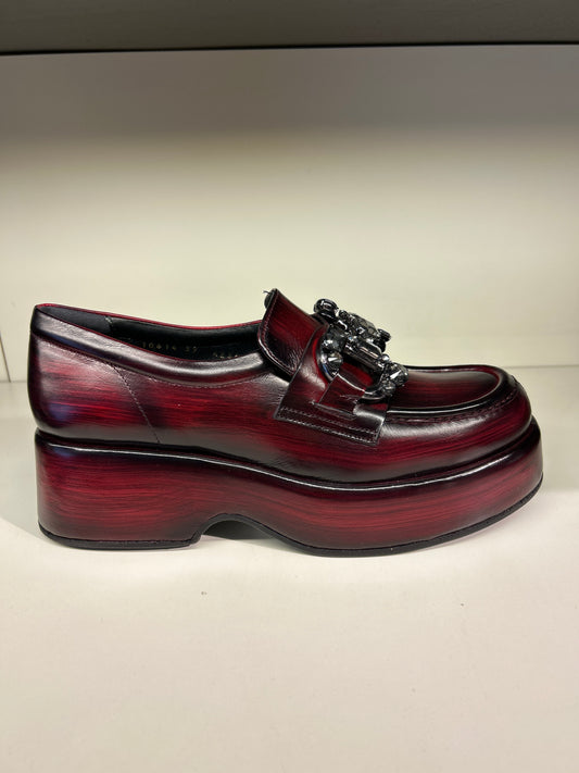 PONS QUINTANA | WOMEN'S LOAFERS | FLIPER CHERRY BRANCH | RED