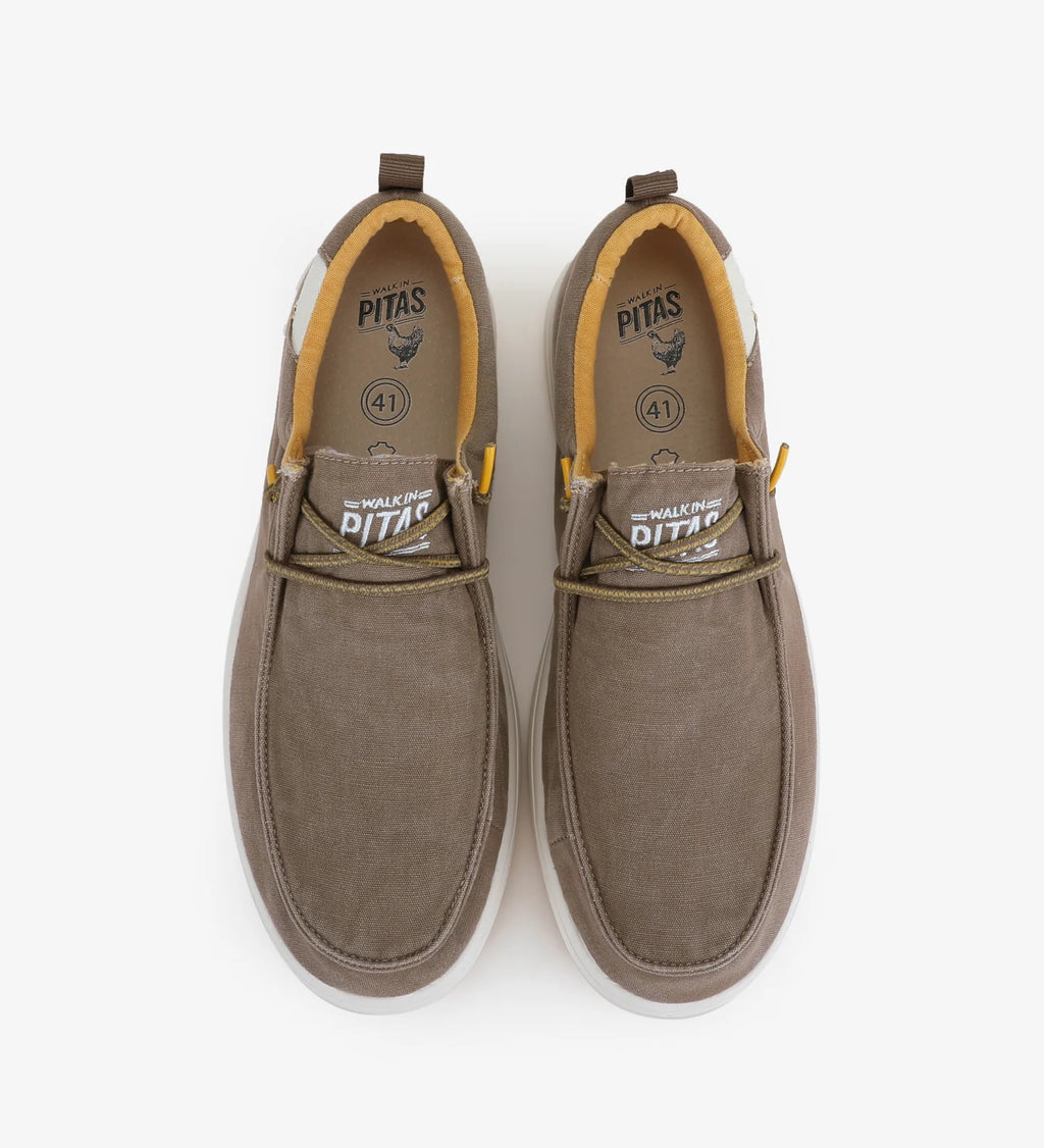 PITAS |ワラビーメンズ |ビアリッツ トープ |茶色