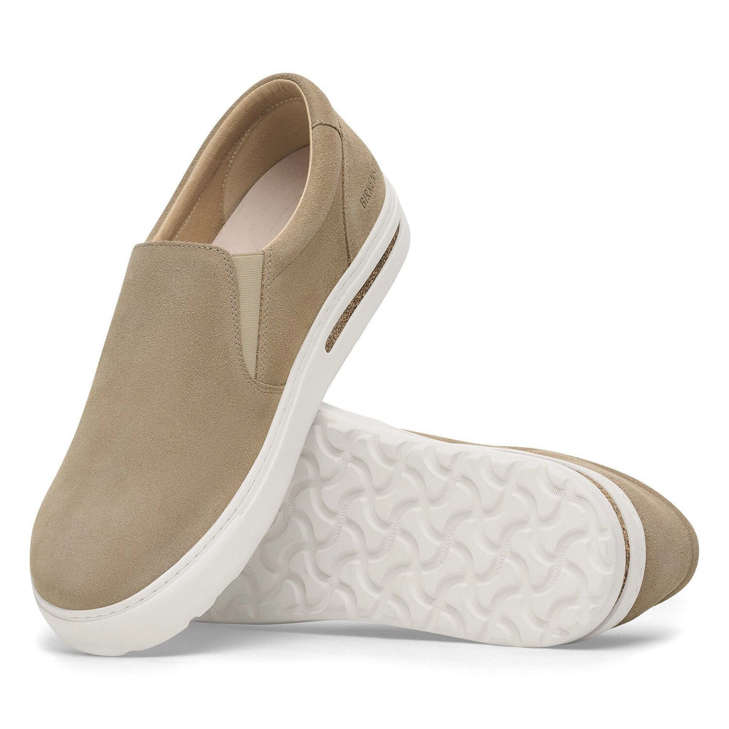 BIRKENSTOCK | SANDÀLIES DONA | LONDON SHEARLING SOUEIX LEATHER TAUPE | MARRÓ