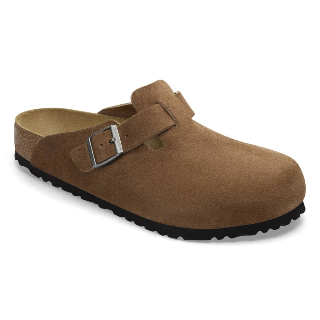 BIRKENSTOCK Boston DARK TEA: marró esclops per a dona