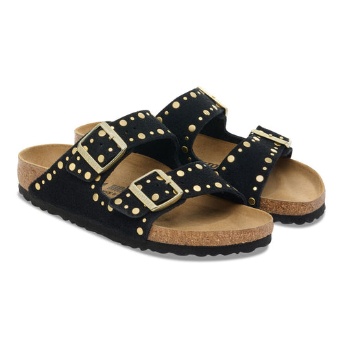 BIRKENSTOCK Arizona Rivet LEVE Black: sort sandaler til kvinder