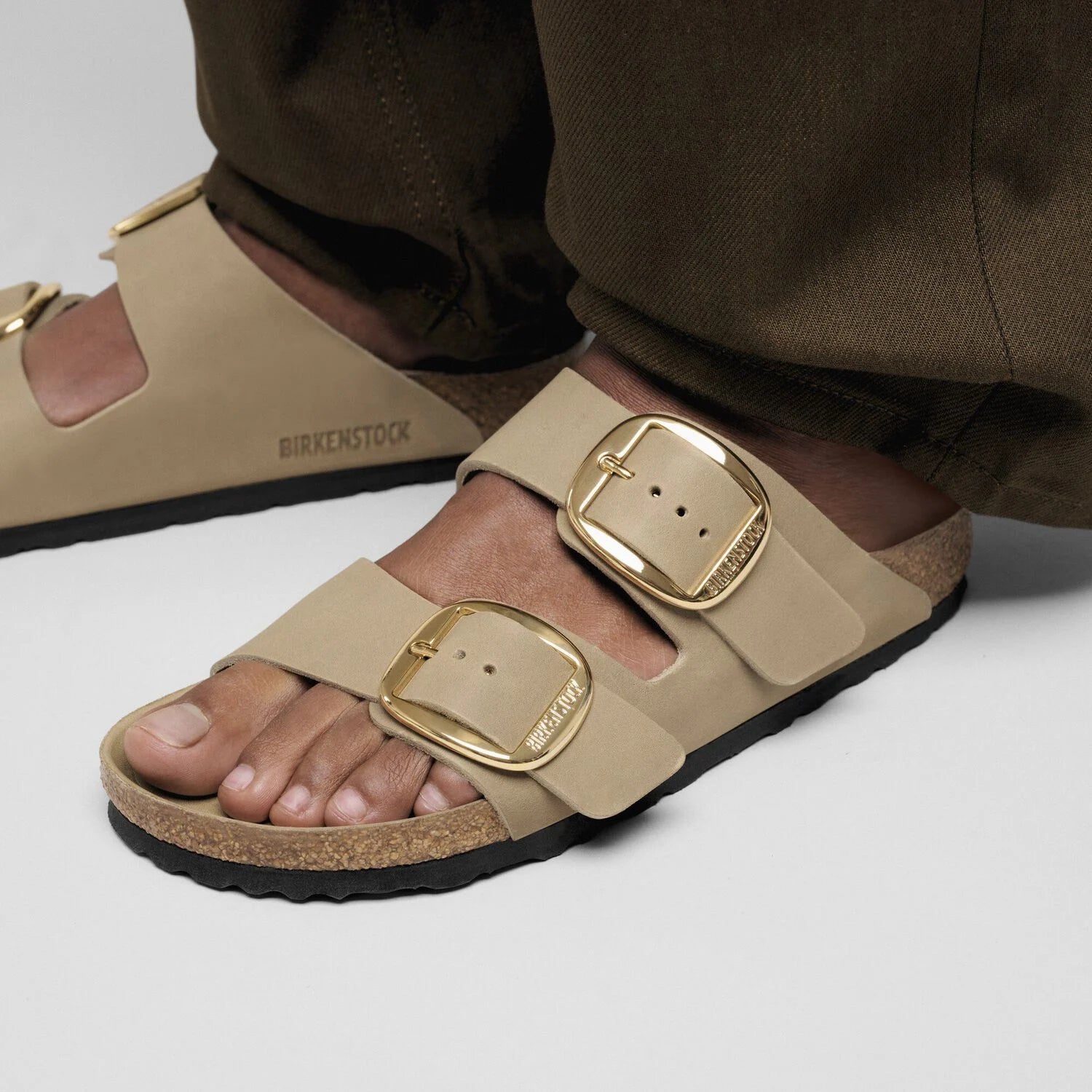 BIRKENSTOCK | SANDÀLIES | DONA | ARIZONA BIG BUCKLE LEOI TABACCO BROWN HEX TABACCO BROWN | BEIGE