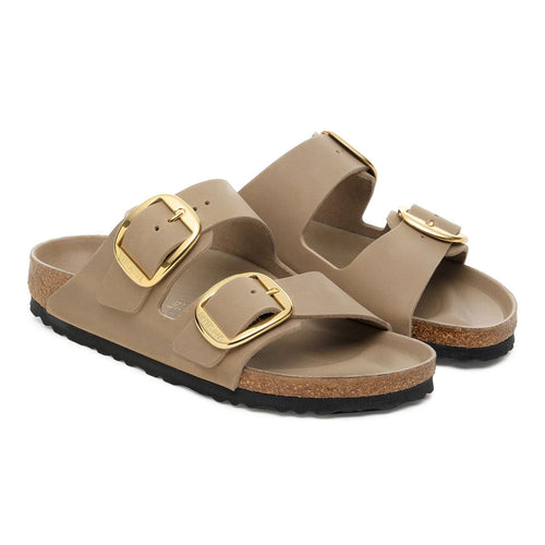 BIRKENSTOCK Arizona BIG Buckle LEOI Tabacco Brown HEX Tabacco Brown: beige sandaler til kvinder