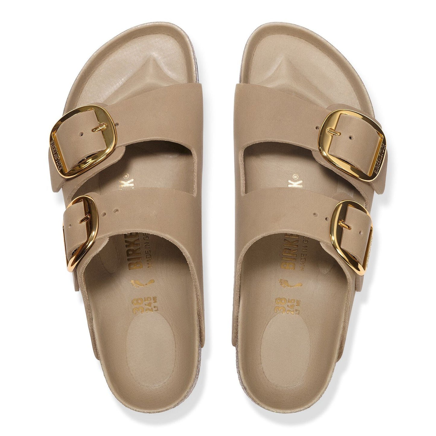 BIRKENSTOCK | SANDALIAS | MUJER | ARIZONA BIG BUCKLE LEOI TABACCO BROWN HEX TABACCO BROWN | BEIGE