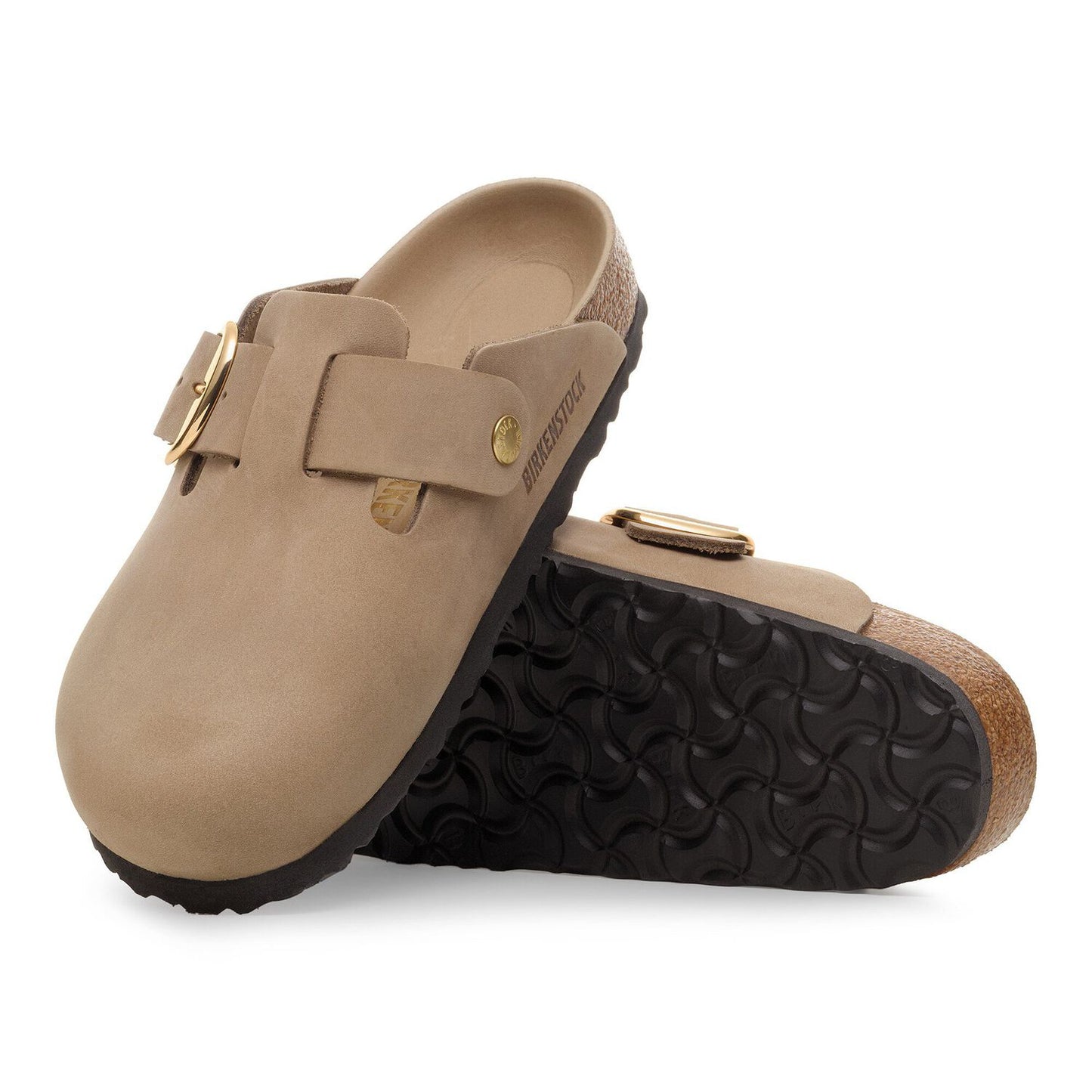 BIRKENSTOCK | MULES Y ZUECOS | MUJER | BOSTON BIG BUCKLE LEOI TABACCO BROWN HEX TABACCO BROWN | MARRÓN