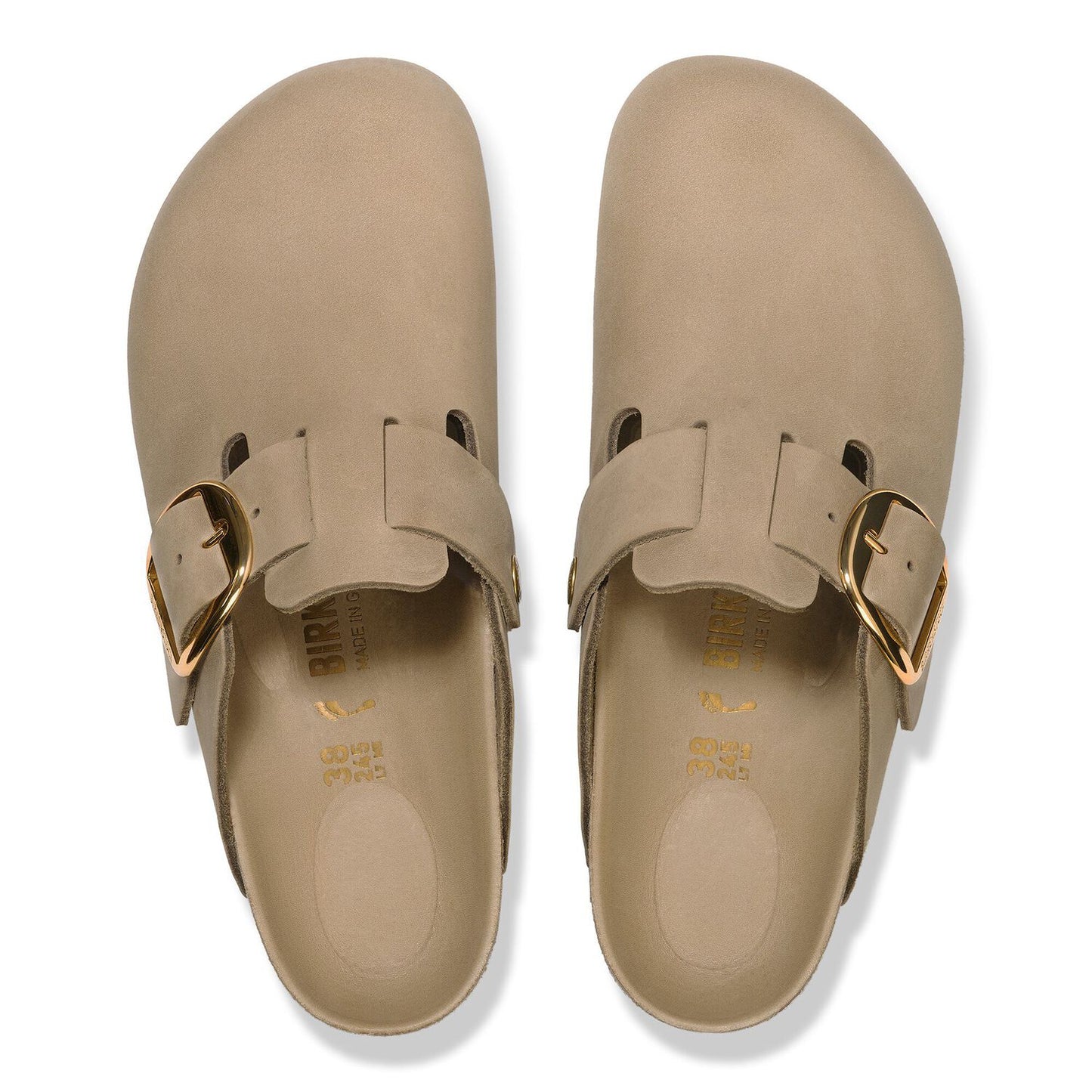 BIRKENSTOCK | MULES Y ZUECOS | MUJER | BOSTON BIG BUCKLE LEOI TABACCO BROWN HEX TABACCO BROWN | MARRÓN