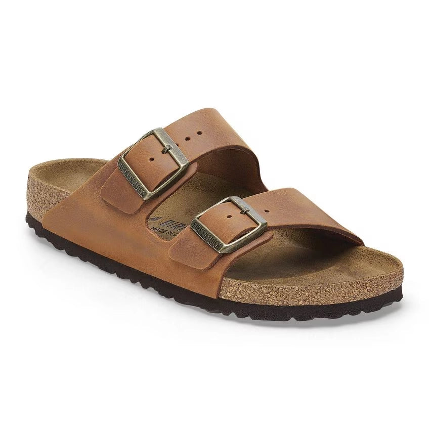 BIRKENSTOCK | SANDALES | UNISEXE | COGNAC ARIZONA LEOI