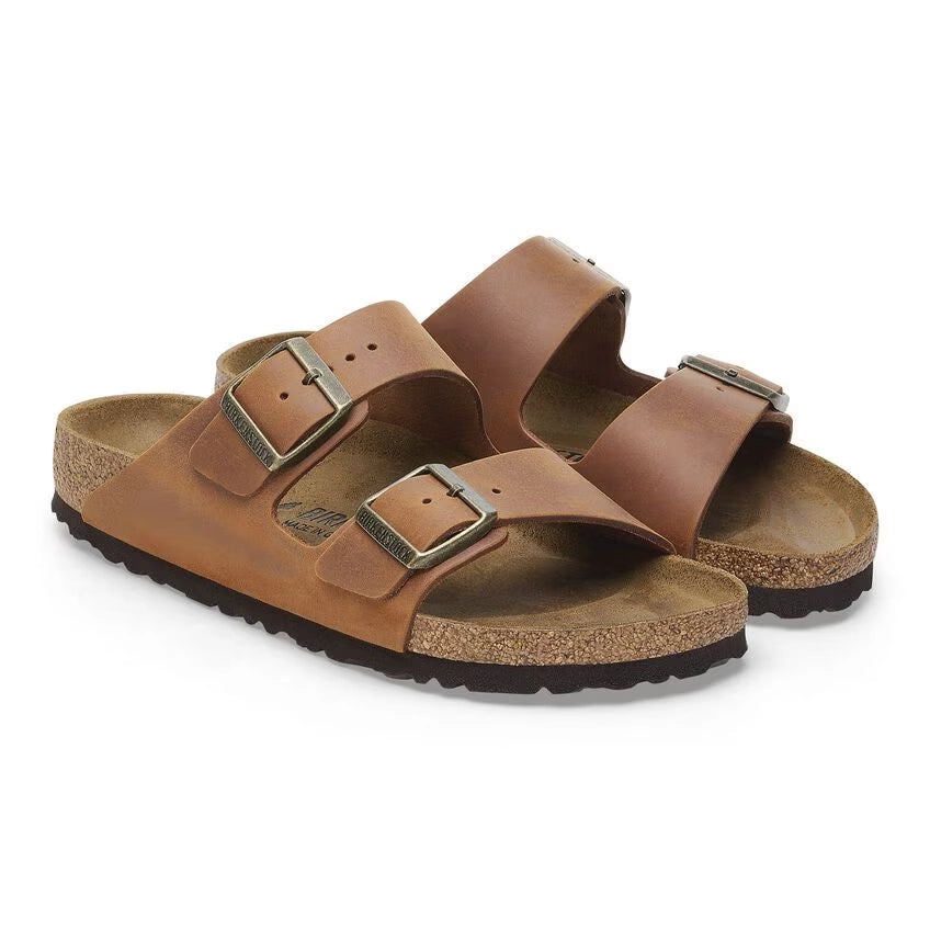 BIRKENSTOCK | SANDALES | UNISEXE | COGNAC ARIZONA LEOI