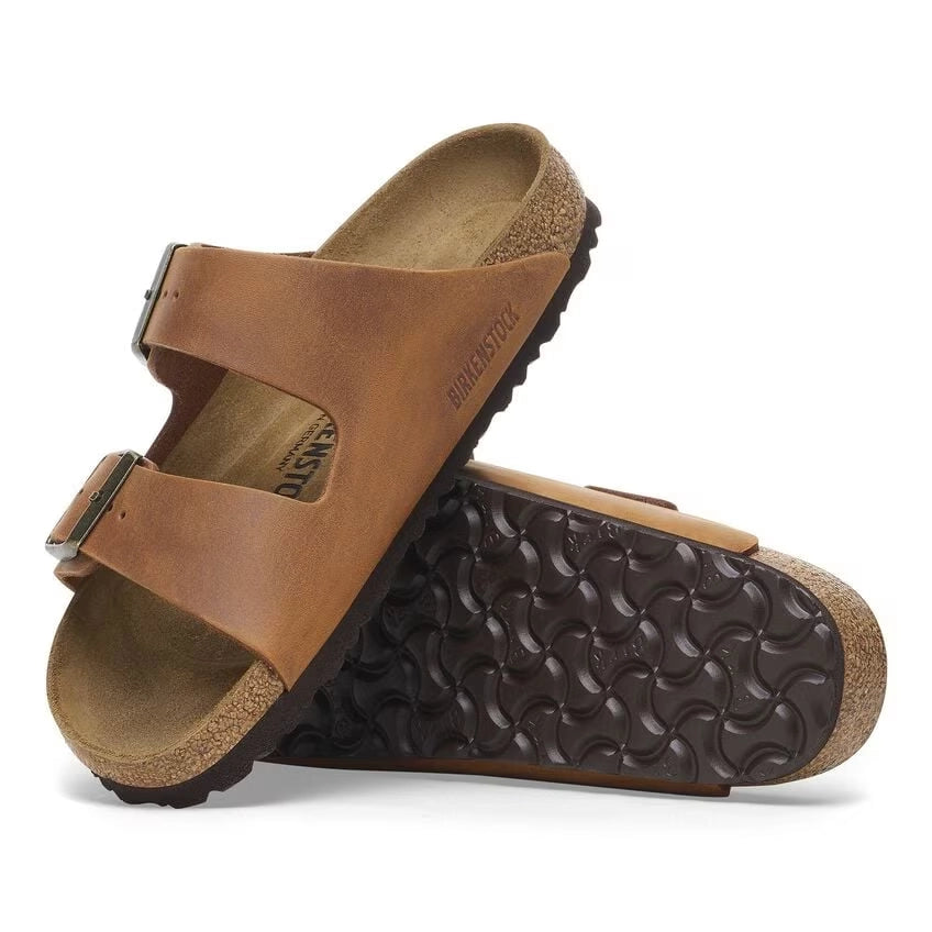 BIRKENSTOCK | SANDALES | UNISEXE | COGNAC ARIZONA LEOI
