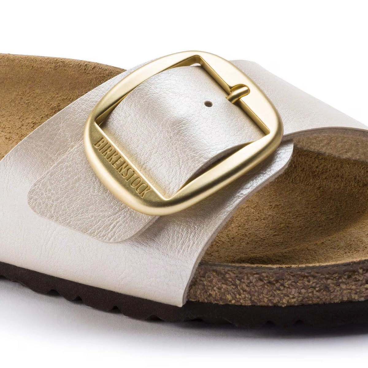 BIRKENSTOCK Madrid BIG Buckle BF: ベージュ サンダル レディース