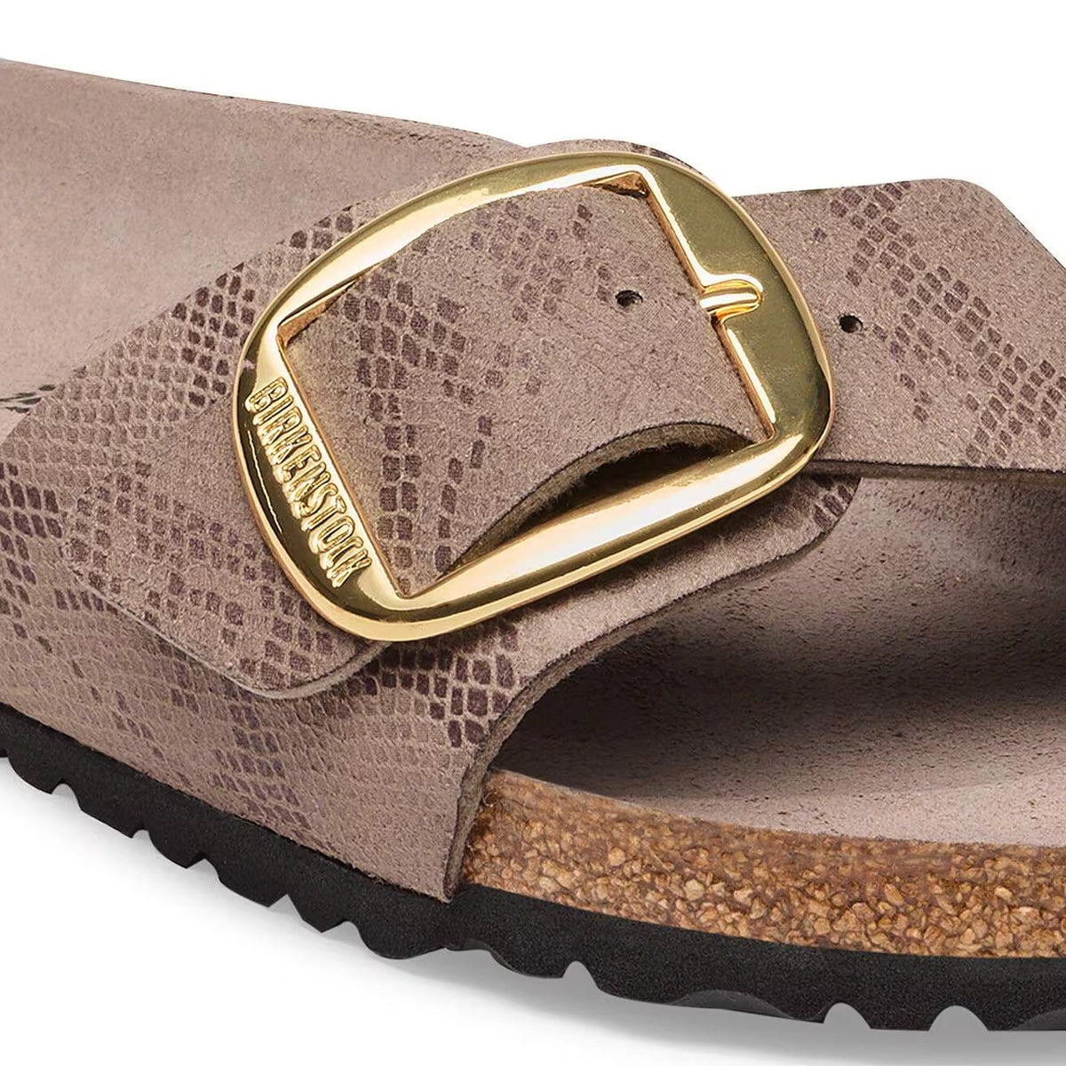 BIRKENSTOCK | SANDALIAS | MUJER | MADRID BIG BUCKLE GRAY TAUPE | ANIMAL PRINT