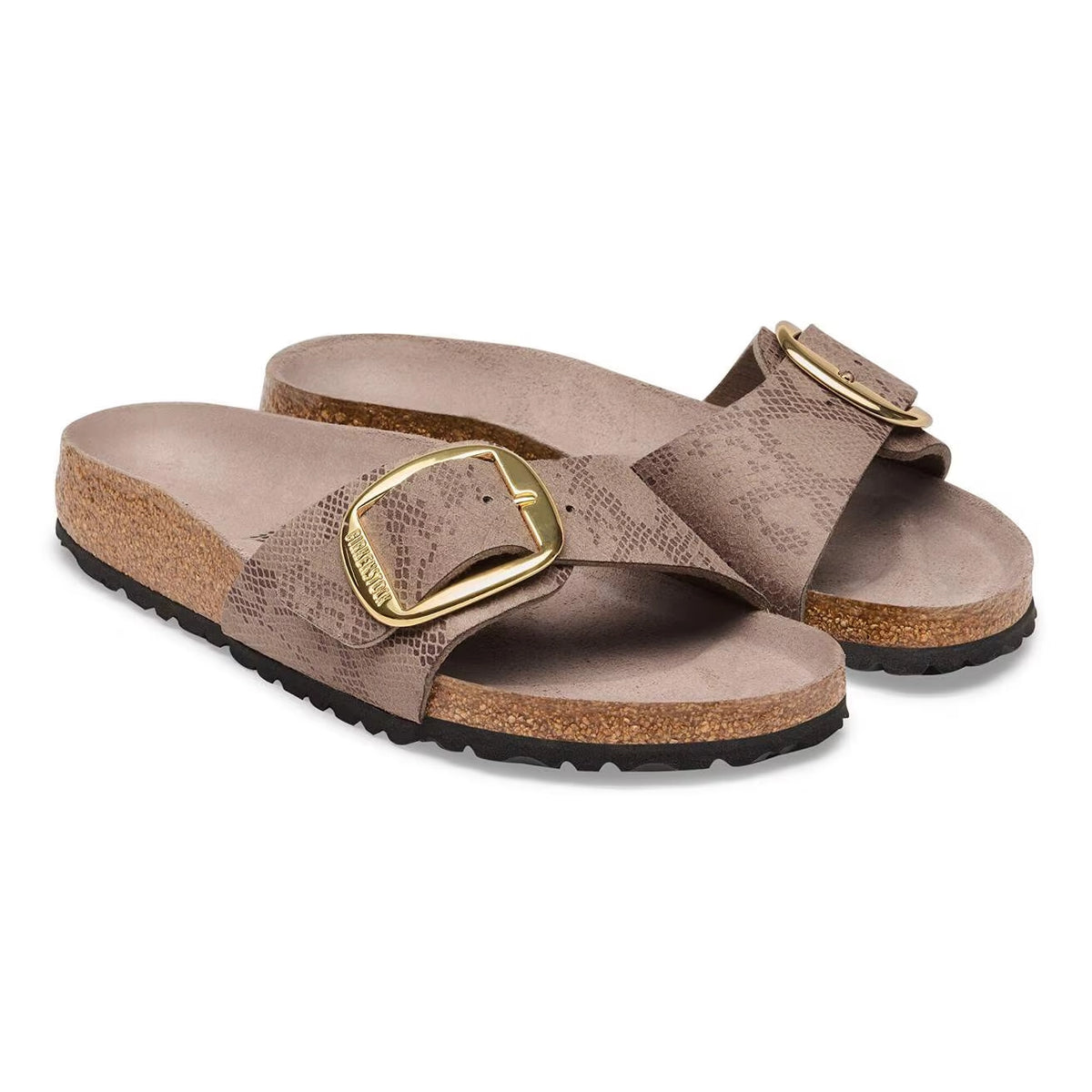 BIRKENSTOCK | SANDALIAS | MUJER | MADRID BIG BUCKLE GRAY TAUPE | ANIMAL PRINT
