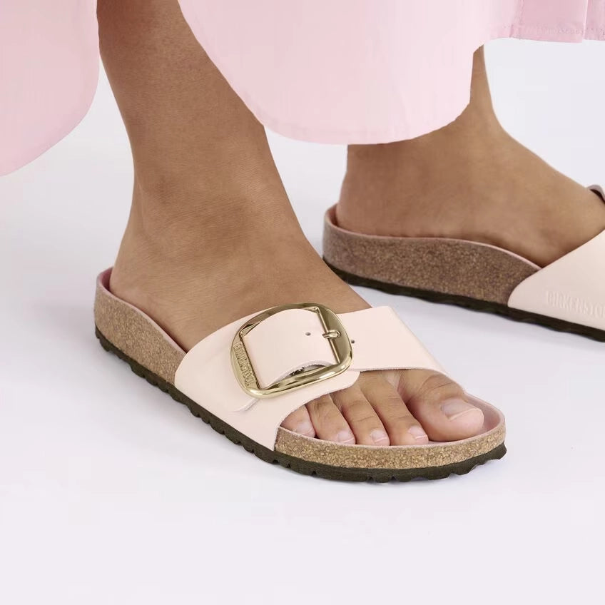 BIRKENSTOCK | SANDALS | WOMAN | MADRID BB LENA HS LIGHT ROSE HEX | PINK