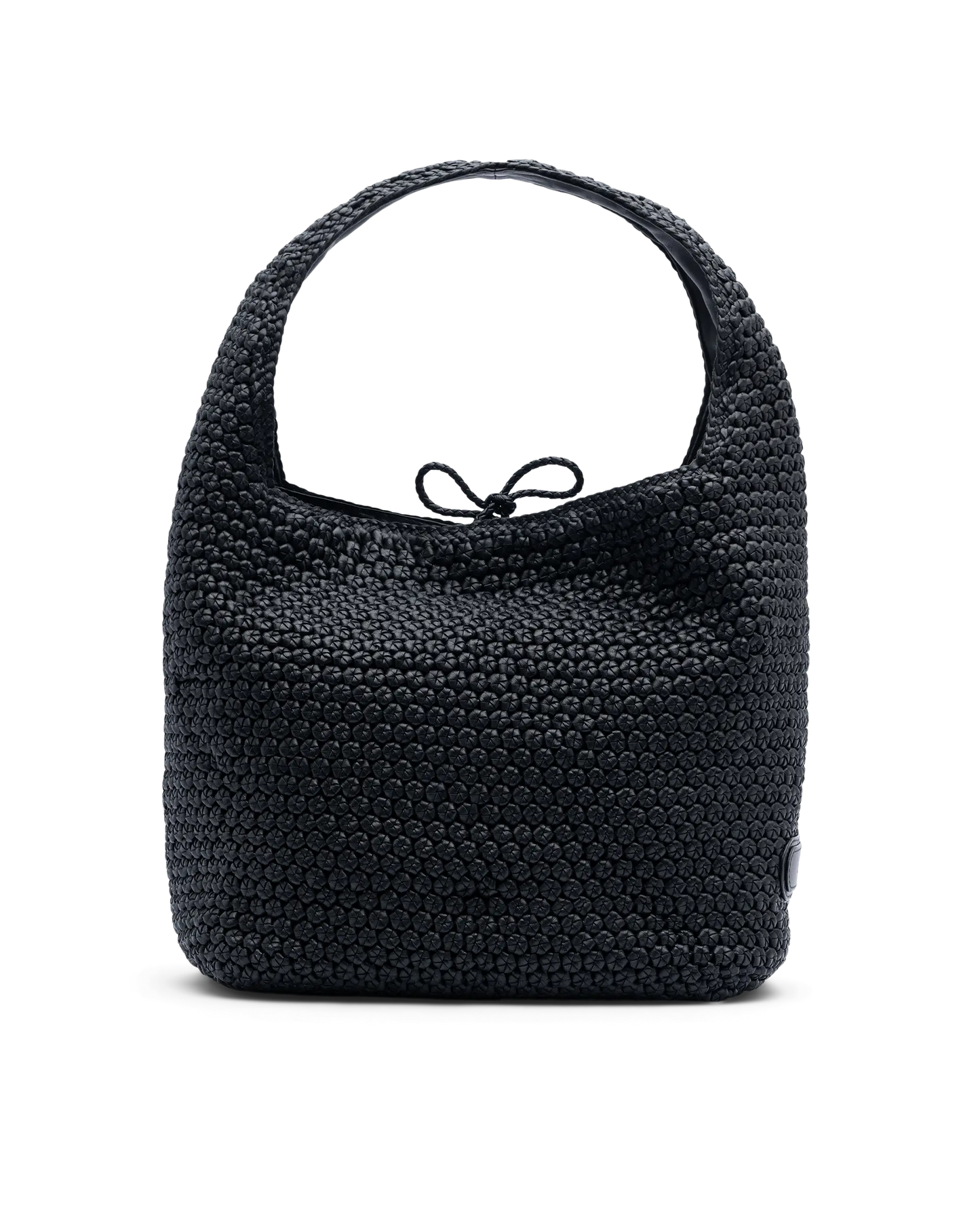 LOTTUSSE | BOLSOS | MUJER | HOBO NEGRO DE CORDERO MERINO SOFT NEGRO | NEGRO