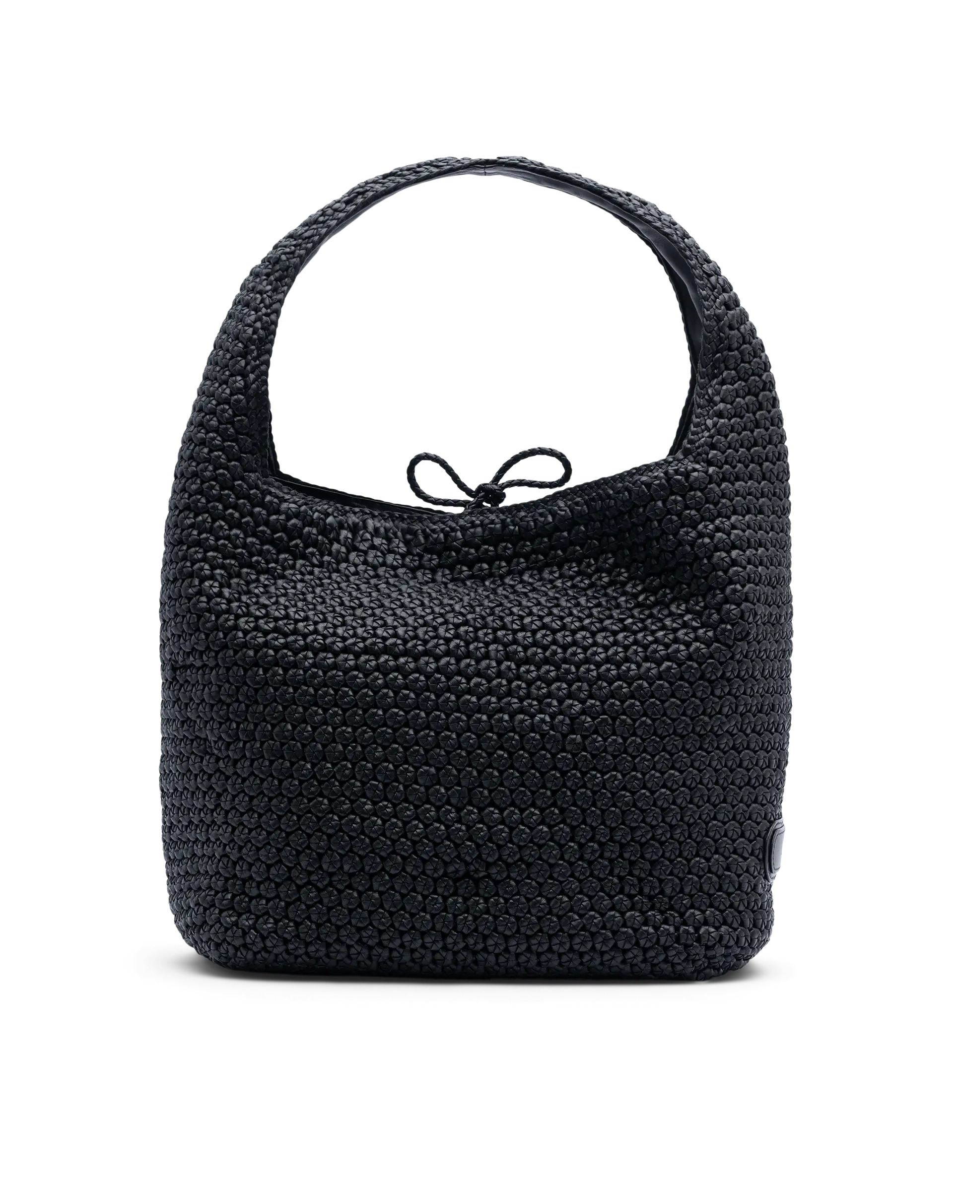 LOTTUSSE | BOLSOS | MUJER | HOBO NEGRO DE CORDERO MERINO SOFT NEGRO | NEGRO
