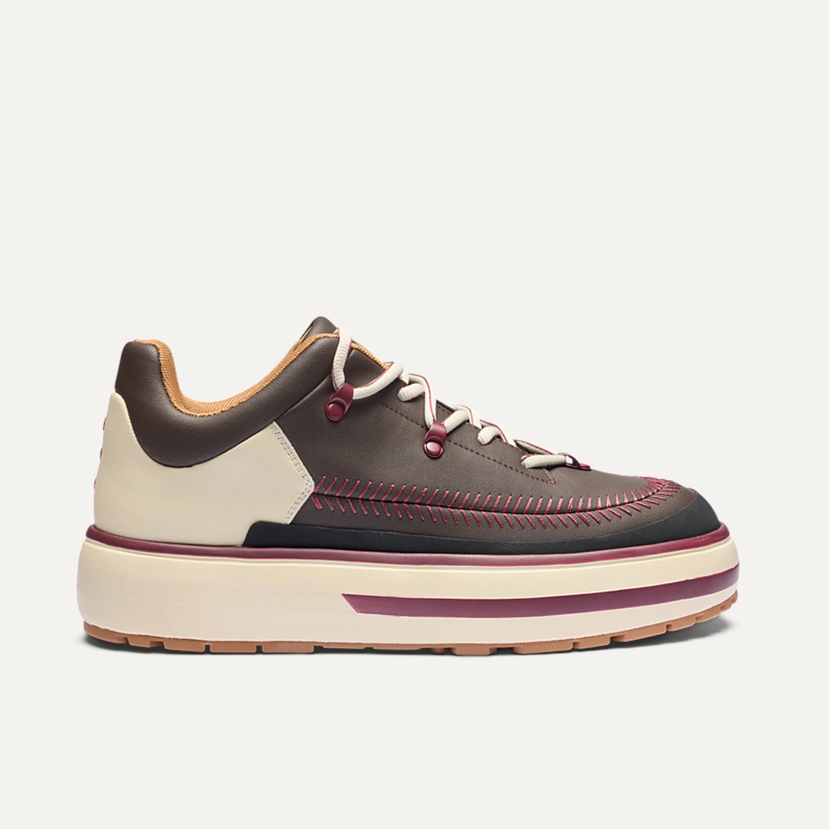 BRIXIA | SNEAKERS | MUJER | SANDWICH LOW CHOCOLATE | MARRÓN