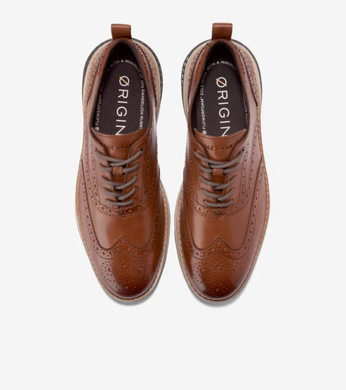 COLE HAAN OG Energyweave Wingtip Oxford: brun sneakers til mænd