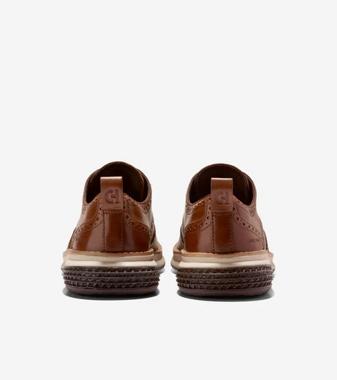 COLE HAAN OG Energyweave Wingtip Oxford: brun sneakers til mænd