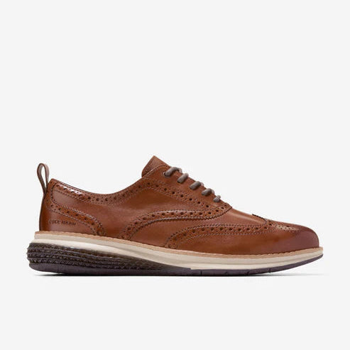 COLE HAAN OG Energyweave Wingtip Oxford: brun sneakers til mænd
