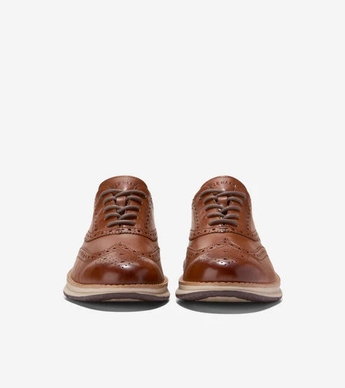 COLE HAAN OG Energyweave Wingtip Oxford: brun sneakers til mænd