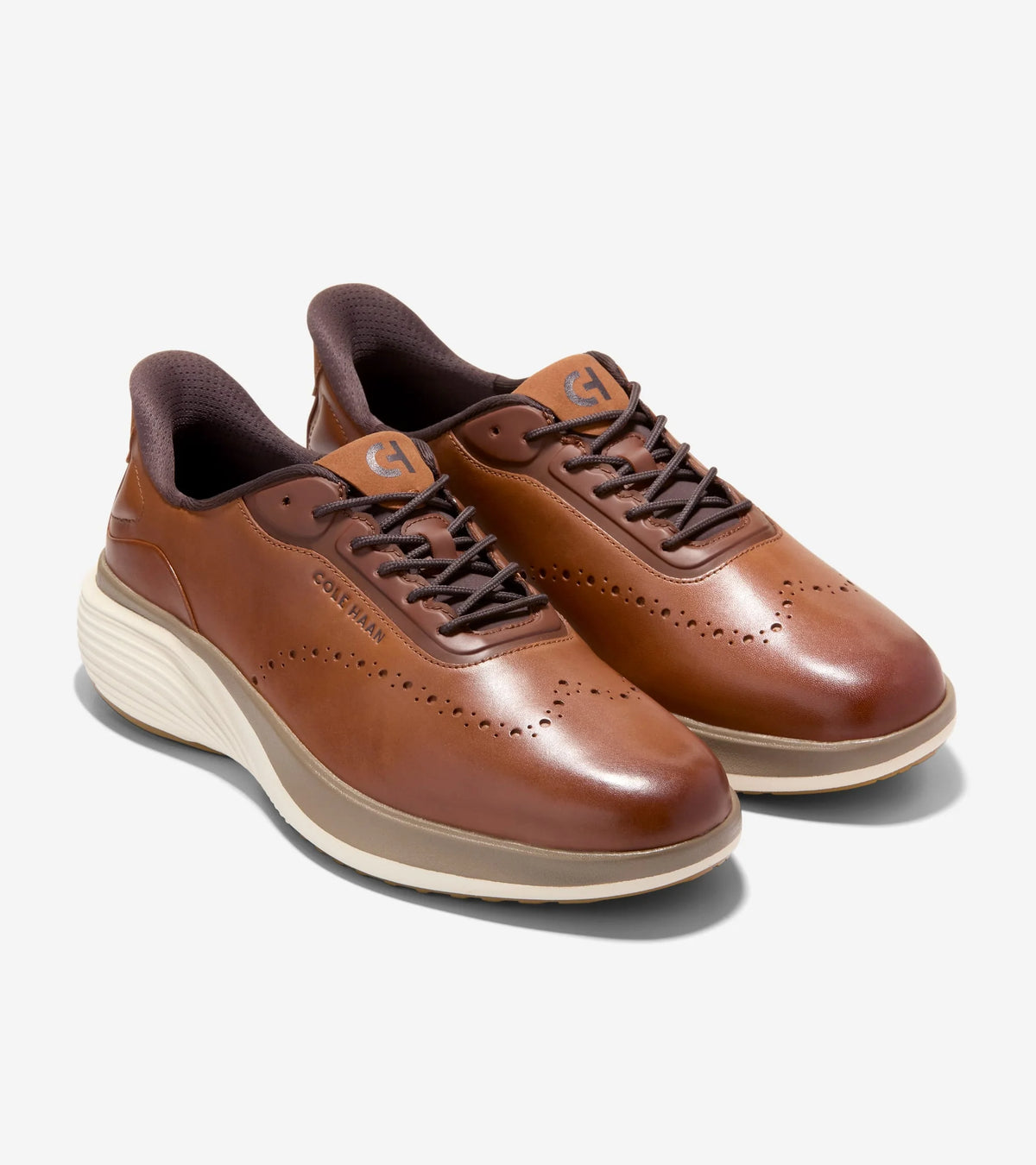 COLE HAAN | SNEAKERS DE VESTIR | HOMBRE | ØRIGINALGRAND NEOARC QUICK-ON WINGTIP OXFORDS CH BRITISH TAN | MARRÓN