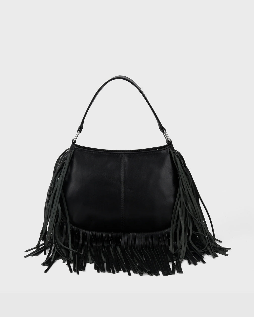 NUNOO Betty Fringe River Black: nero borsa da donna