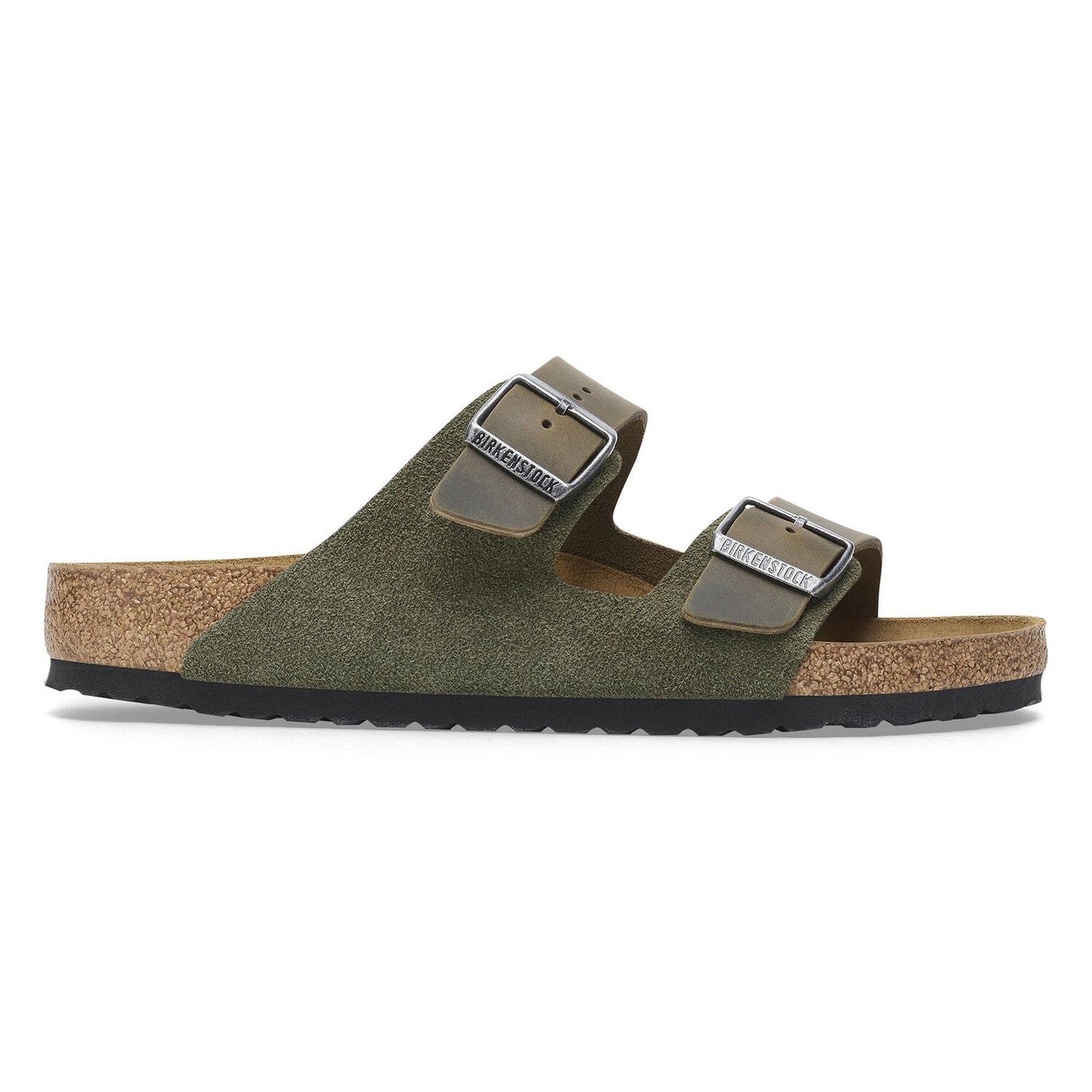 BIRKENSTOCK | MEN'S SANDALS | ARIZONA MIXED LEATHER THYME | GREEN