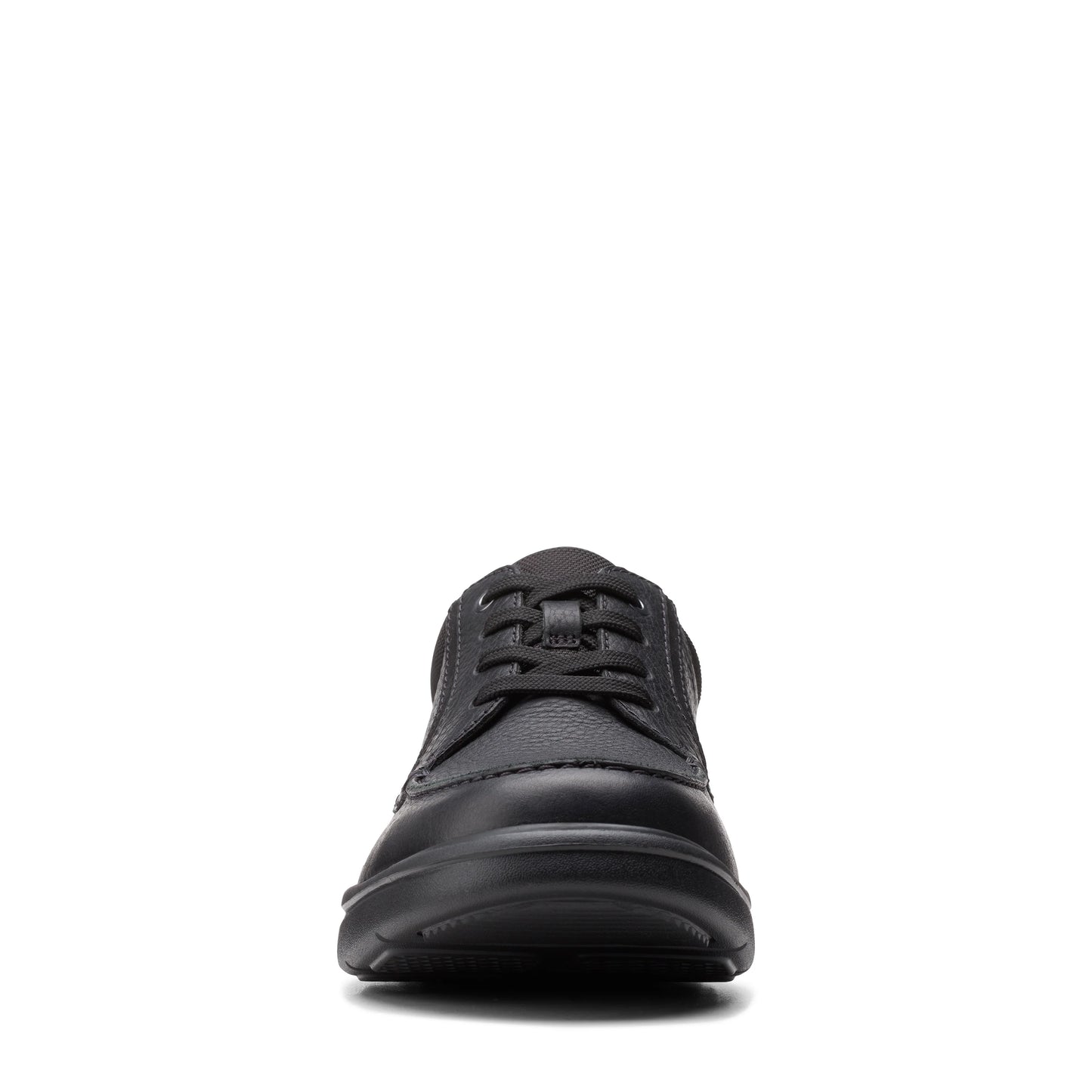 CLARKS | أحذية ديربي للرجال | BRADLEY VIBE BLK TUMBLED LEA | أسود