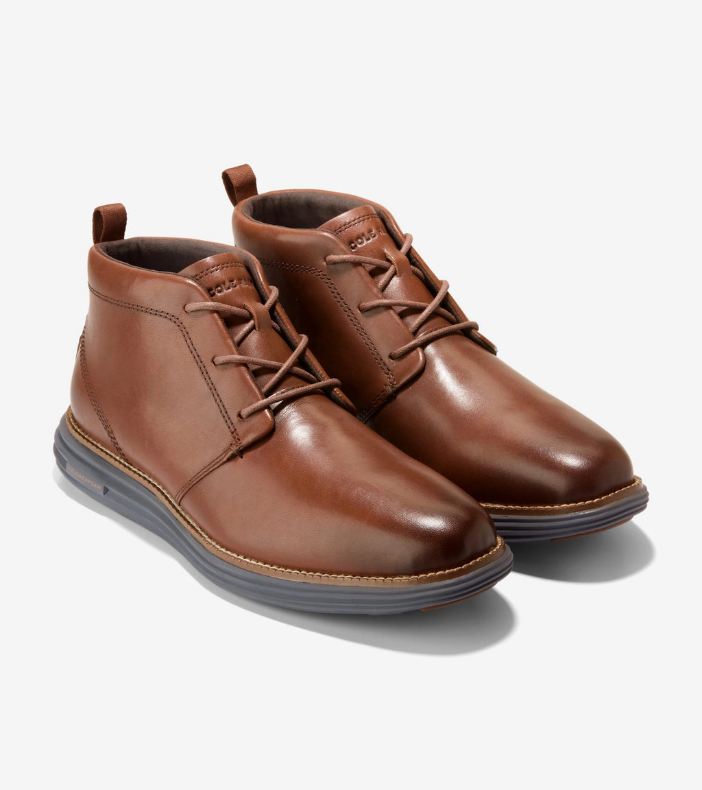 COLE HAAN Original Grand Remastered Chuka Boots WP CH Woodbury: marron bottines pour homme