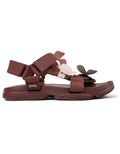 CAMPER Karst Sandal: vermell sandàlies per a dona