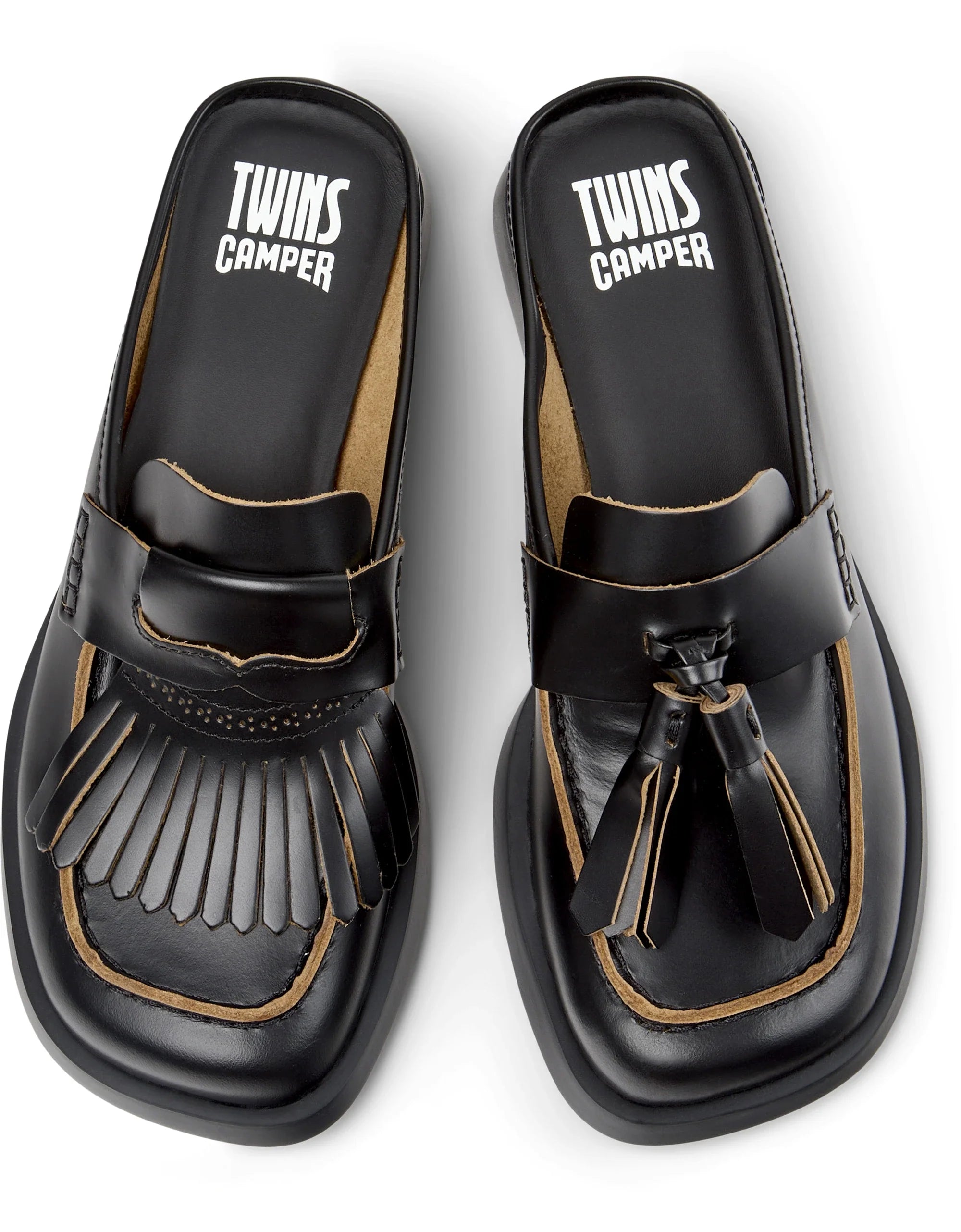 CAMPER DANA: black loafers for women – Tascon