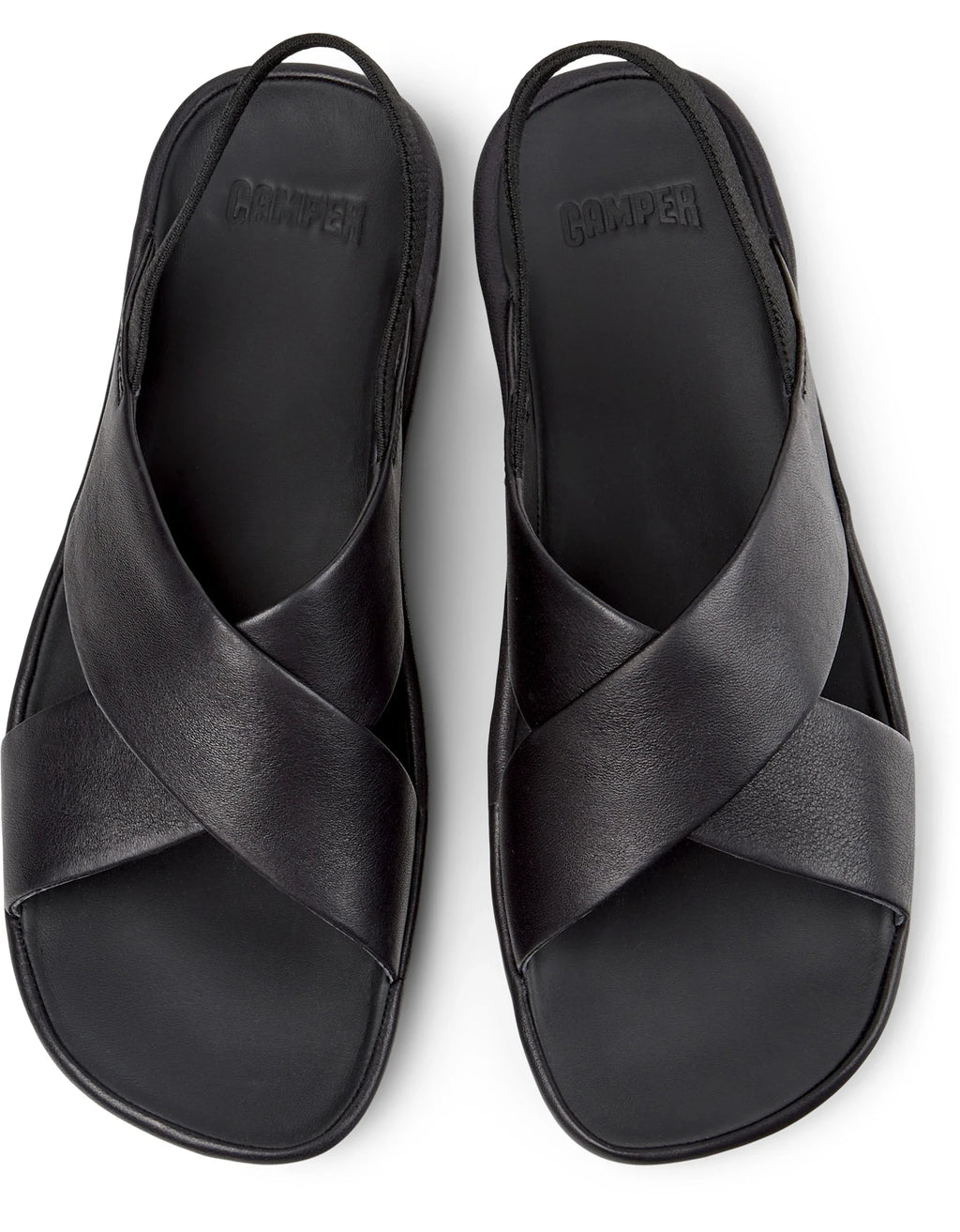 CAMPER Isla K201926, sandales noir pour femme chez Tascón