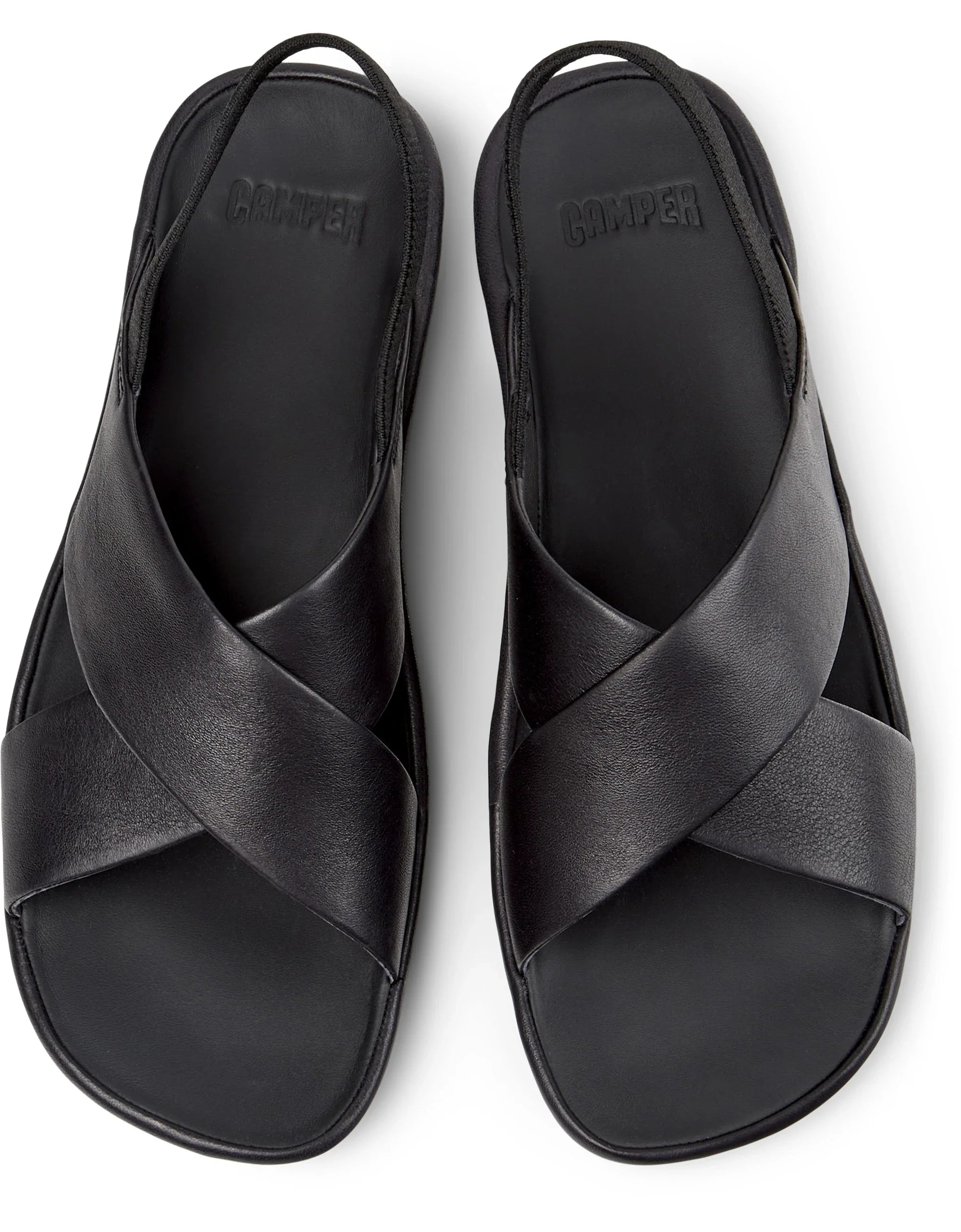 CAMPER Isla K201926, sandales noir pour femme chez Tascón