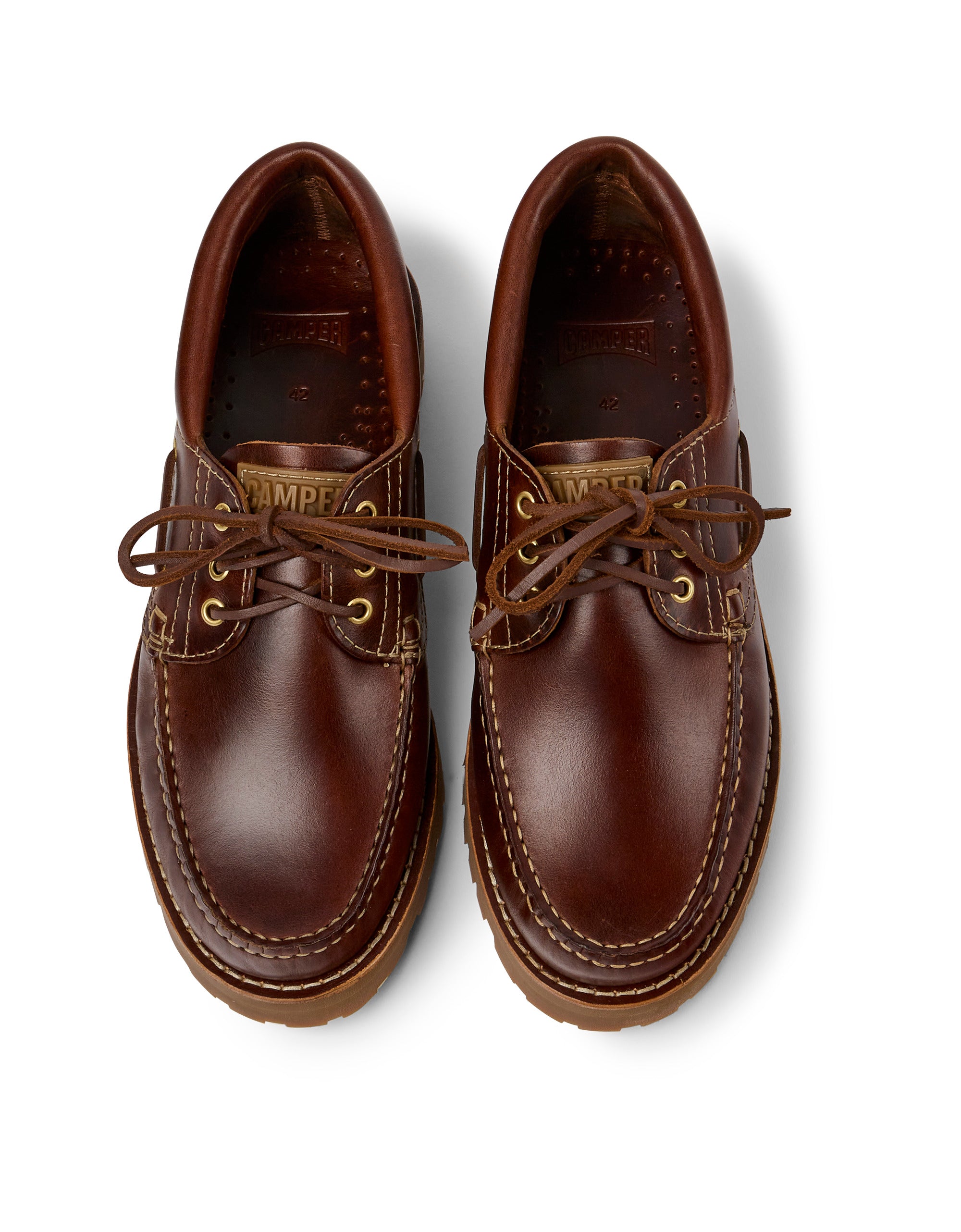 CAMPER Nautico Dakota Cuba/patrol Caramelo: marron mocassins pour homme