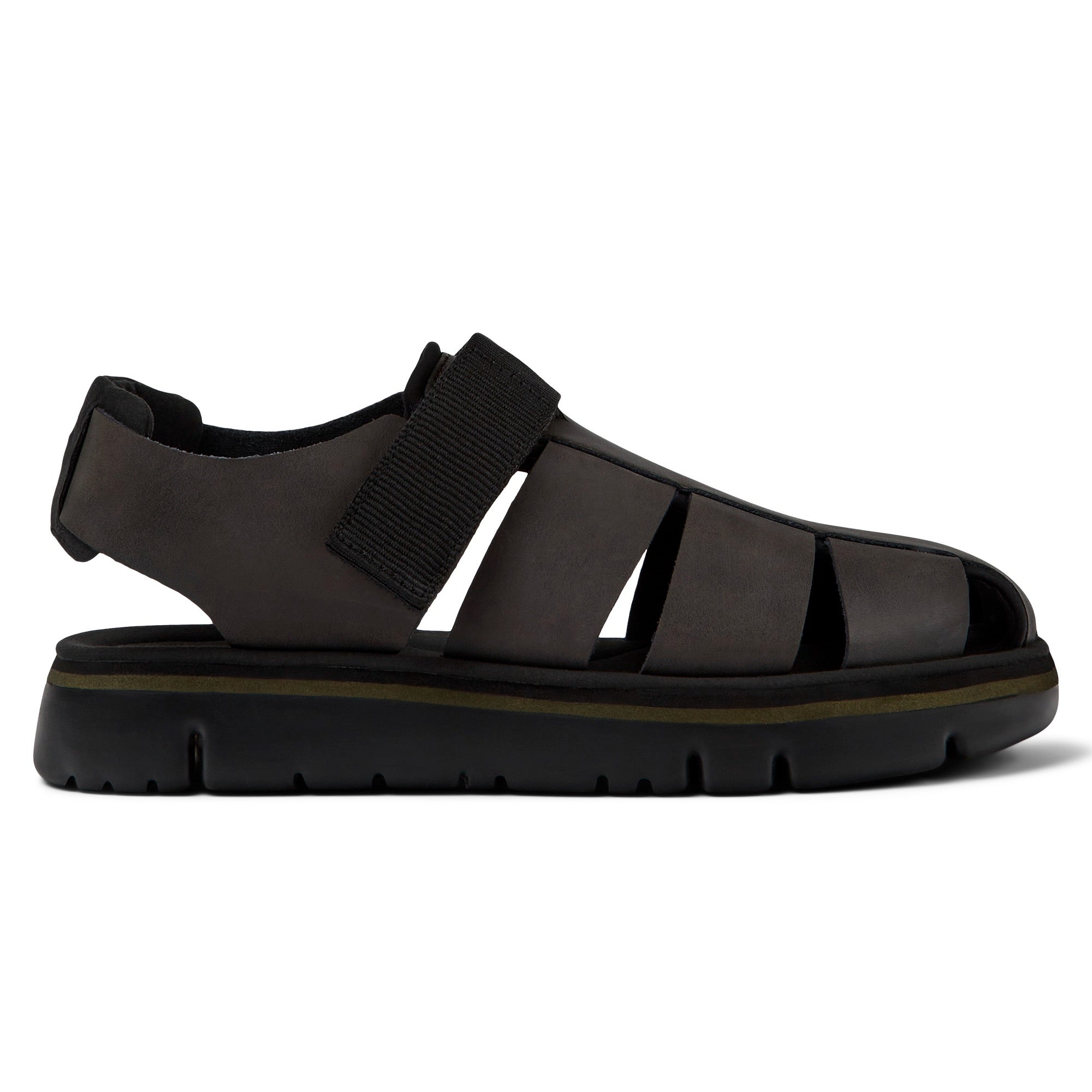 CAMPER | SANDALIAS | HOMBRE | LAMPER ZAMBIA ORUGAS.NEGRO-KIWI-NEGRO | NEGRO