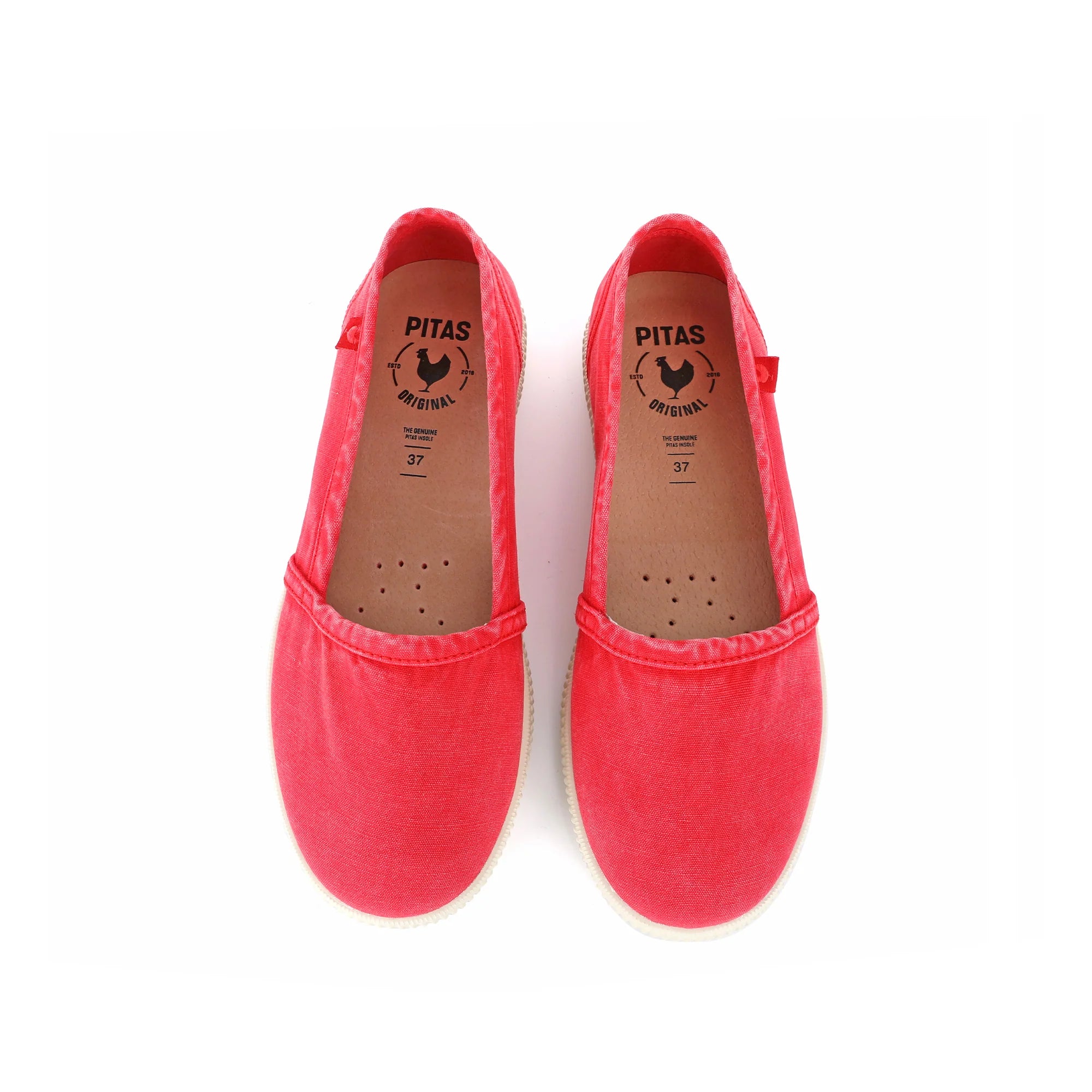 PITAS Camping / ROJO: rot Schuhe für Damen