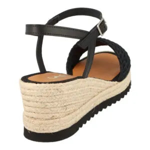 CASTELLER | SANDALIAS MUJER | TRENZA 8009 CALIDIS NEGRO