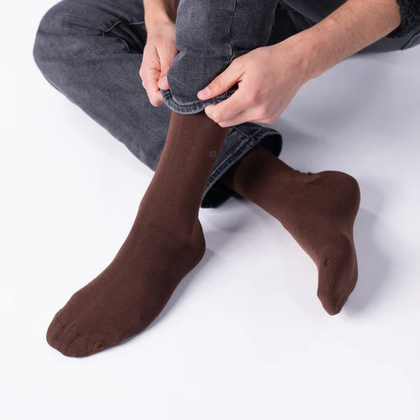 BILLYBELT | CALCETINES | HOMBRE | BAMBOO MARRON | MARRÓN