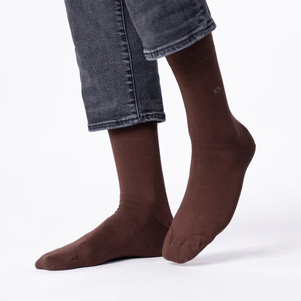 BILLYBELT | CALCETINES | HOMBRE | BAMBOO MARRON | MARRÓN
